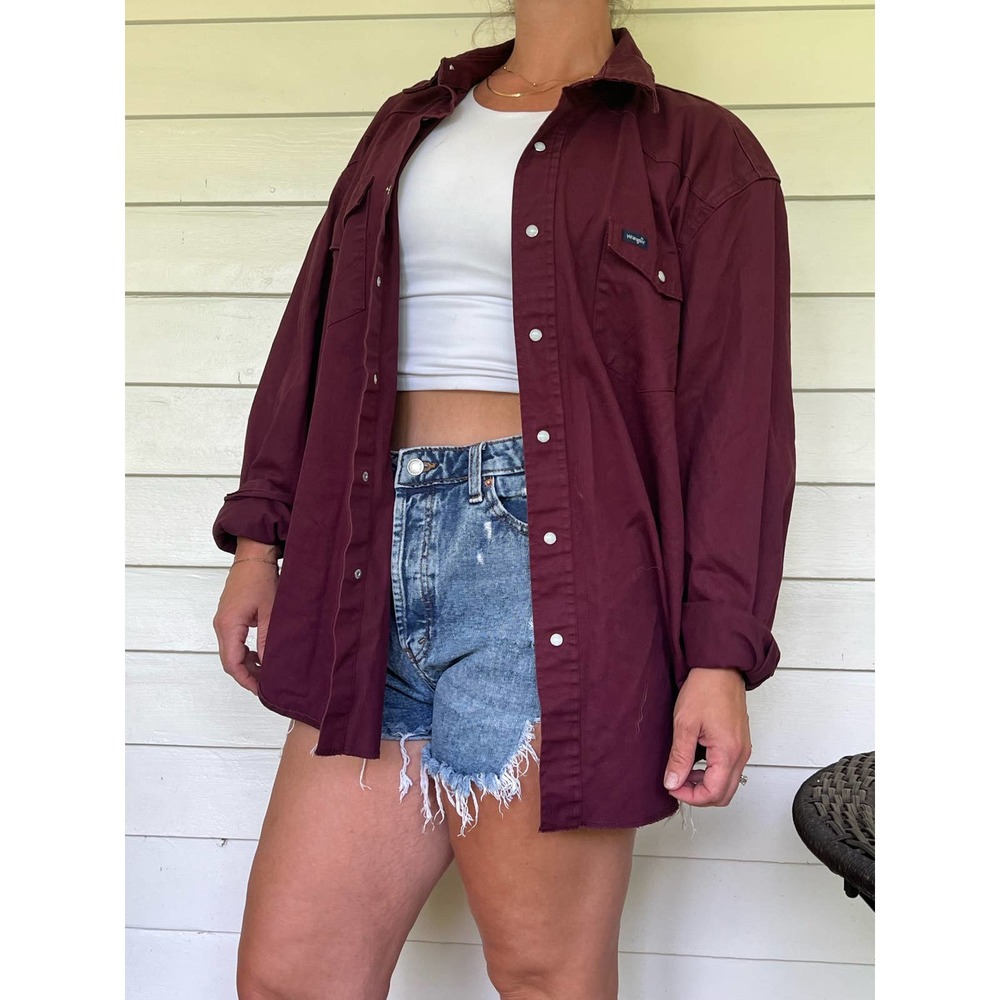 Wrangler Pearl Snap Overshirt